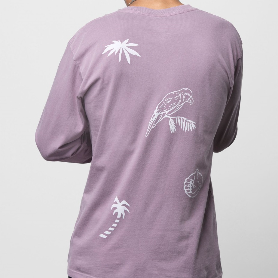 φορτηγά με αντίχειρες ψηλά μακρυμάνικο μπλουζάκι Elderberry