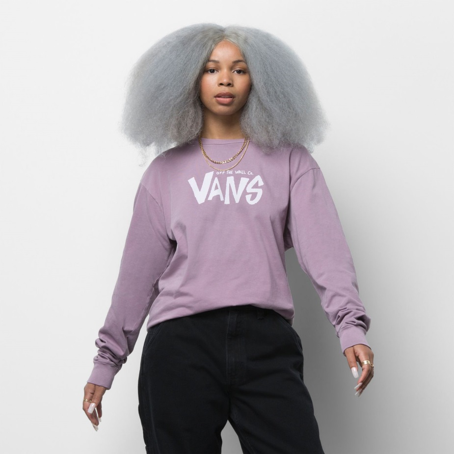 φορτηγά με αντίχειρες ψηλά μακρυμάνικο μπλουζάκι Elderberry