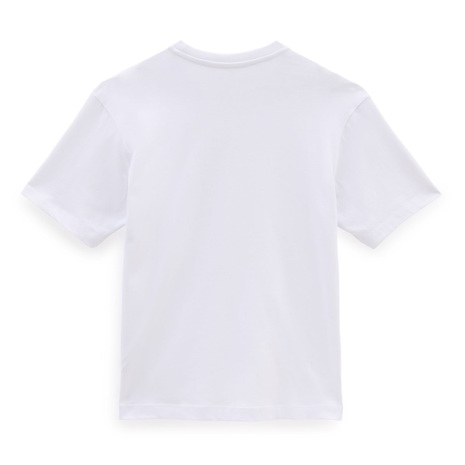 φορτηγά μπαλωμένα μπλουζάκι τσέπης λευκό