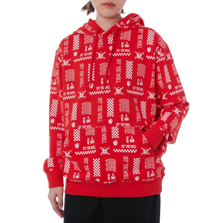 φορτηγά νέο πανεπιστήμιο Hoodie Red Scramble