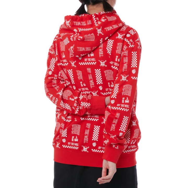 φορτηγά νέο πανεπιστήμιο Hoodie Red Scramble