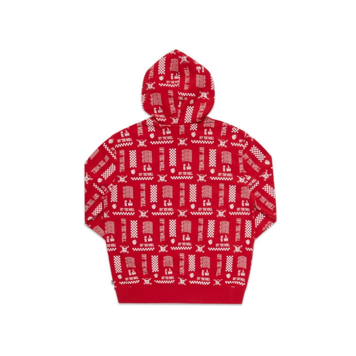 φορτηγά νέο πανεπιστήμιο Hoodie Red Scramble