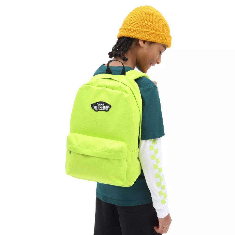 φορτηγά νέο σχολικό σακίδιο αγοριών κίτρινο-λευκό