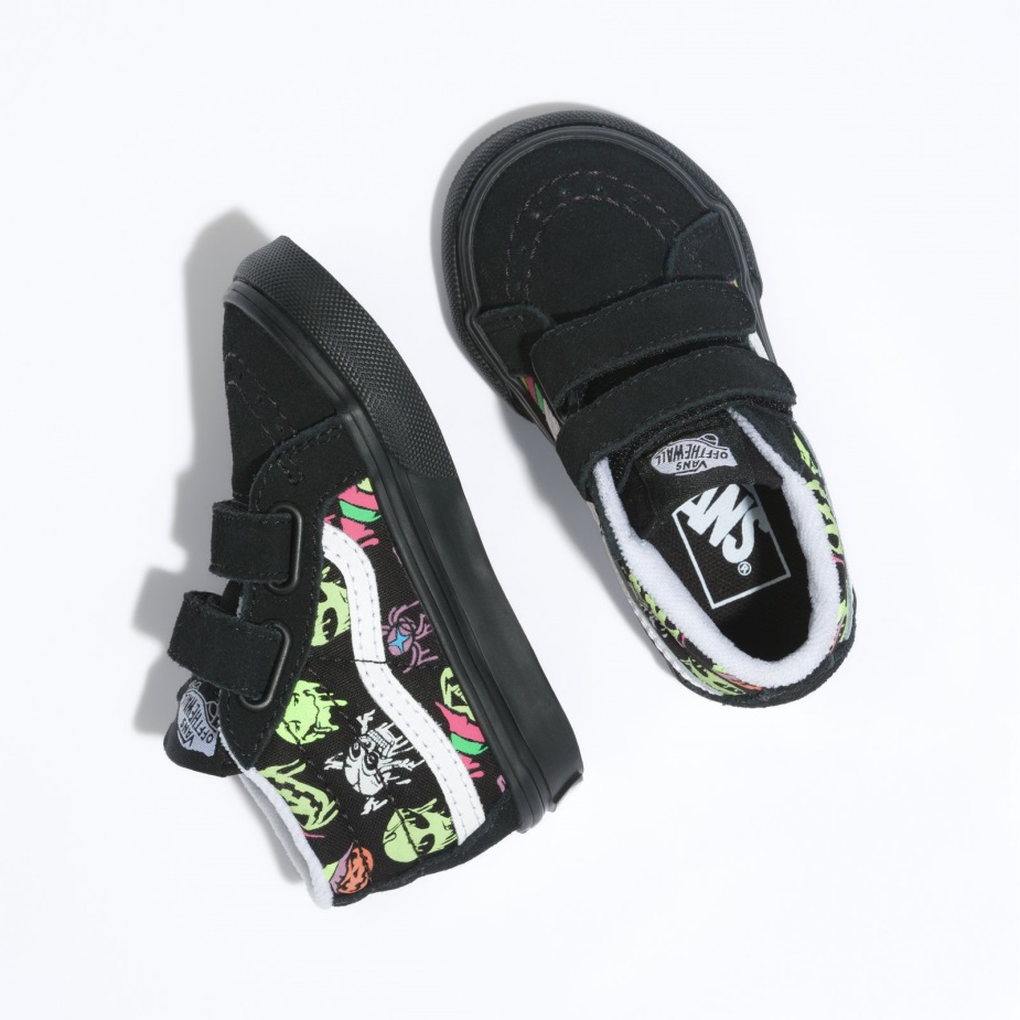 φορτηγά νήπιο Trippy Drip Glow Sk8-μέση επανέκδοση V μαύρο