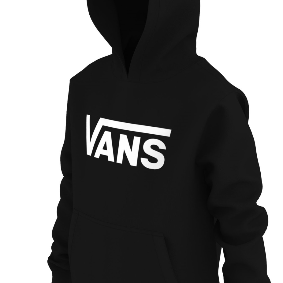φορτηγά παιδιά που πετούν V Hoodie μαύρο