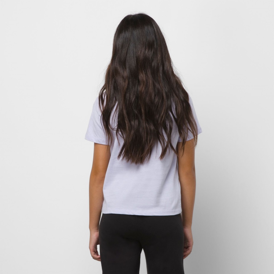 φορτηγά παιδιά χιονισμένο λεοπάρ πλήρωμα μπλουζάκι μωβ ουρανό