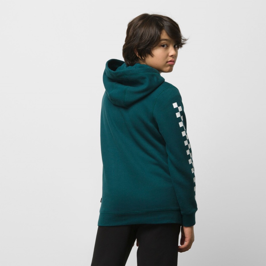 φορτηγά παιδικά Comfycush πουλόβερ με κουκούλα βαθύ γαλαζοπράσινο