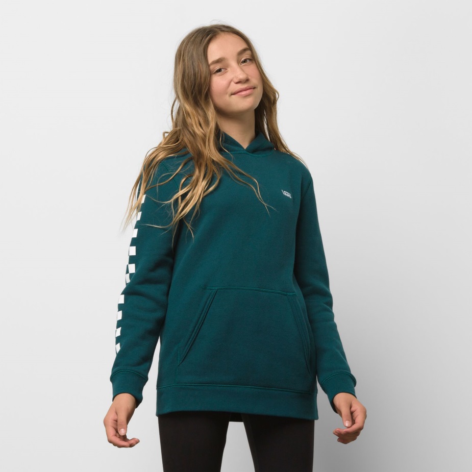 φορτηγά παιδικά Comfycush πουλόβερ με κουκούλα βαθύ γαλαζοπράσινο