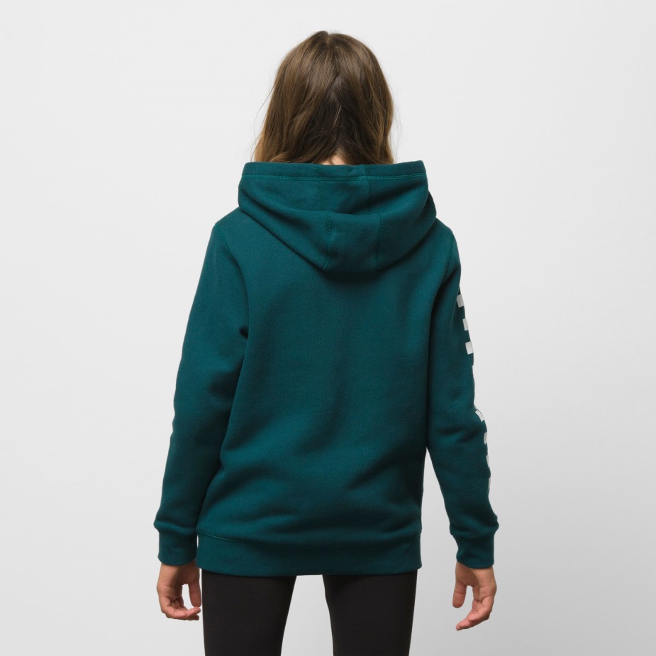 φορτηγά παιδικά Comfycush πουλόβερ με κουκούλα βαθύ γαλαζοπράσινο