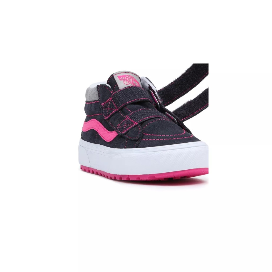 φορτηγά παιδικά Sk8-μέση επανέκδοση V Mte-1 παπούτσια (4-8 ετών) μαύρο-μωβ