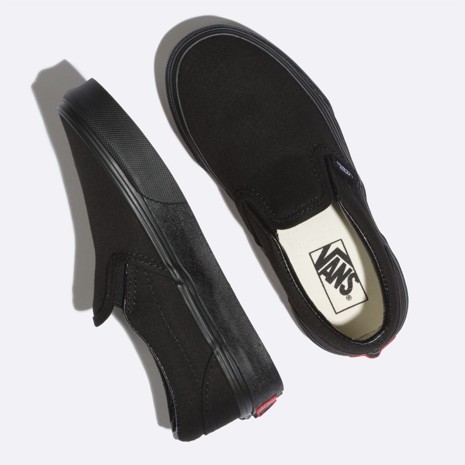 φορτηγά παιδικά Slip-on μαύρο-μαύρο
