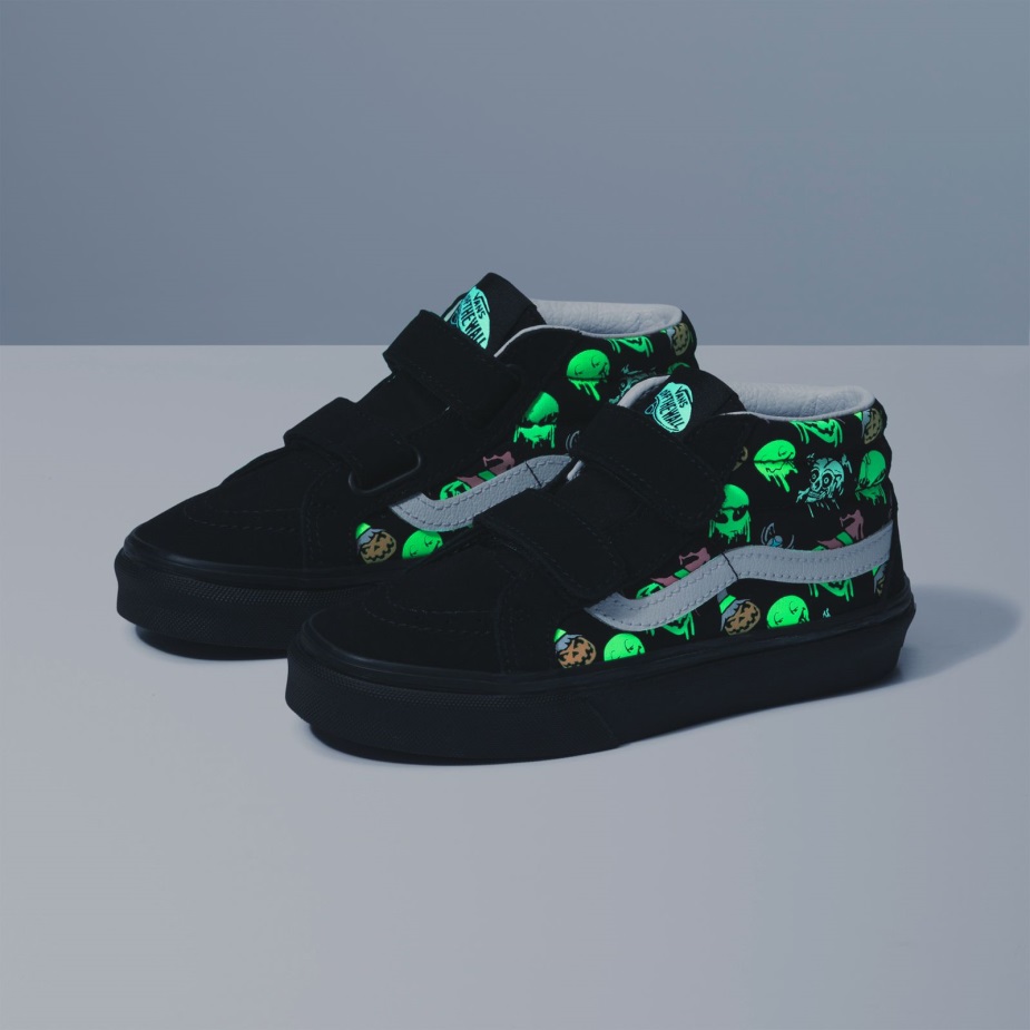 φορτηγά παιδικά Trippy Drip Glow Sk8-μέση επανέκδοση V μαύρο