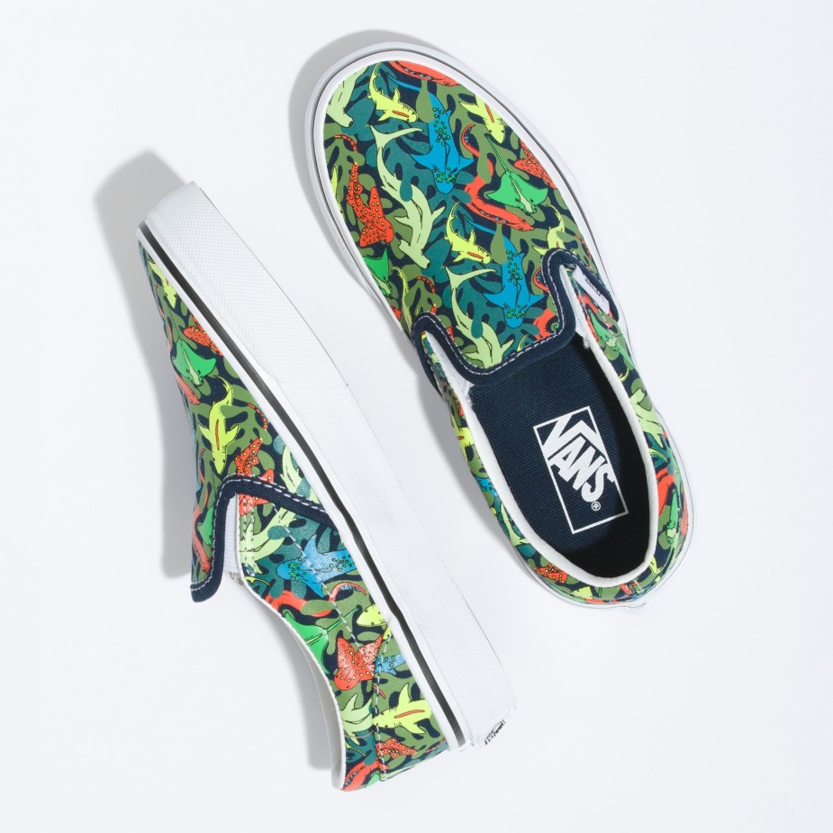 φορτηγά παιδικά κλασικά Slip-on Glow καρχαρίες ντύνουν μπλουζ