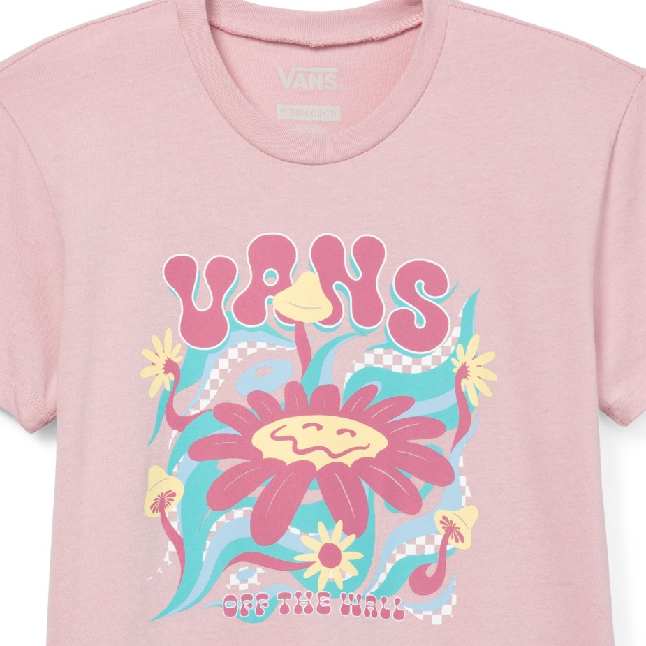 φορτηγά παιδικά νιώθουν Groovy Tee Vans δροσερό ροζ