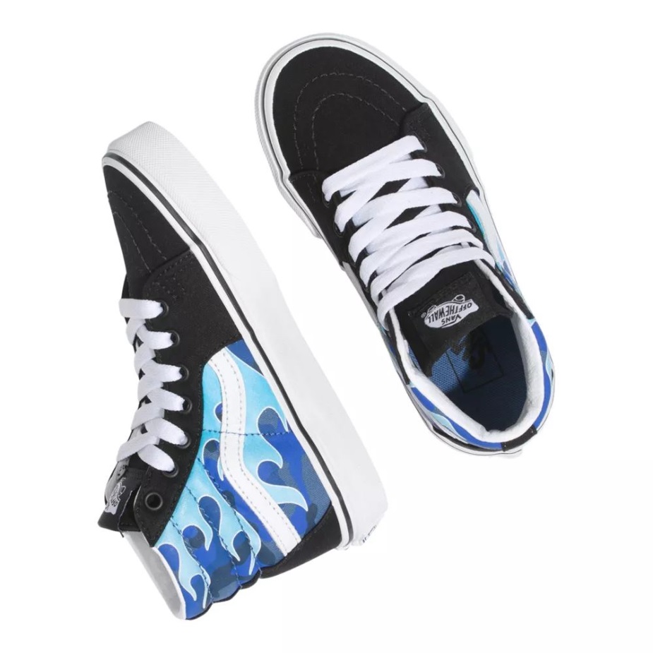 φορτηγά παιδικά σχολεία Sk8 Skate παπούτσια αθλητικά παπούτσια για αγόρια ψηλό μπλου-πάγο Camo