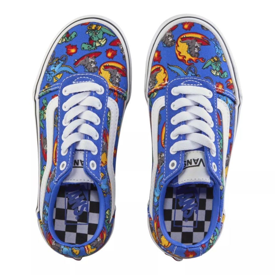 φορτηγά παιδική προσχολική πτέρυγα Dragon Explorer Skate παπούτσια αθλητικά παπούτσια για αγόρια εκθαμβωτικά μπλε-λευκά