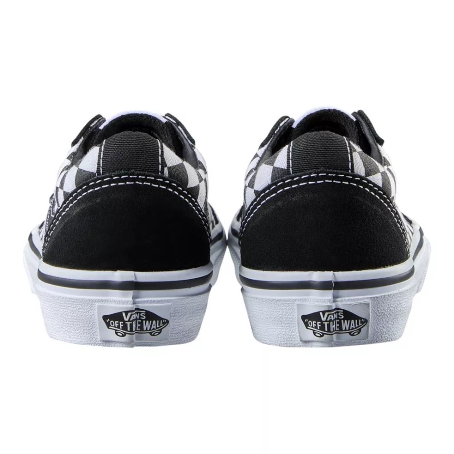 φορτηγά παιδική προσχολική/ δημοτική θαλάμου καρώ παπούτσια Skate Sneakers για αγόρια μαύρο-αληθινό λευκό