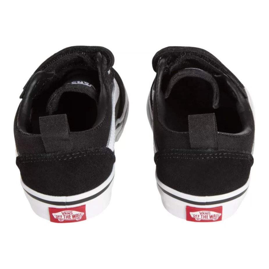 φορτηγά παιδική πτέρυγα V παπούτσια περπάτημα τρέξιμο Velcro μαύρο