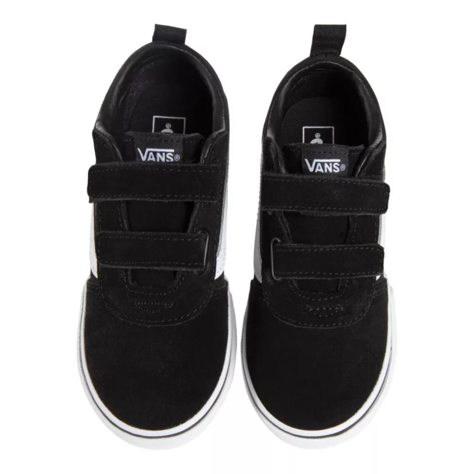 φορτηγά παιδική πτέρυγα V παπούτσια περπάτημα τρέξιμο Velcro μαύρο