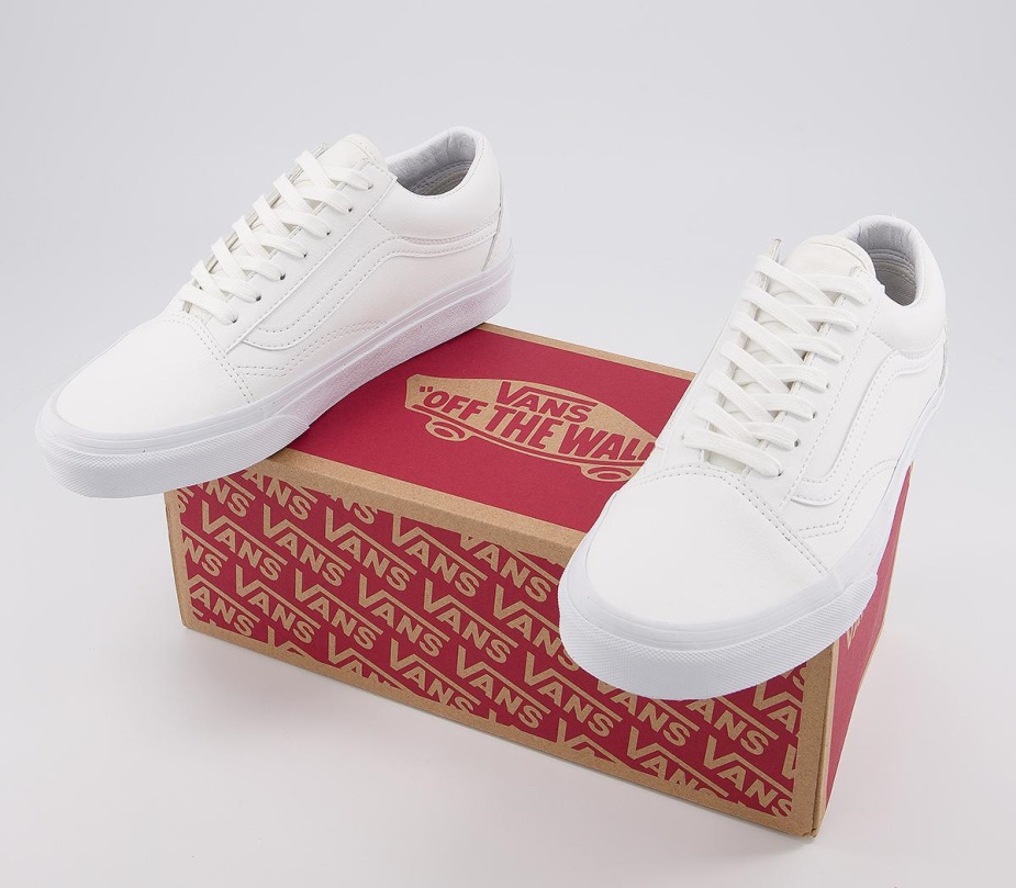 φορτηγά παλιά Skool Trainers λευκό