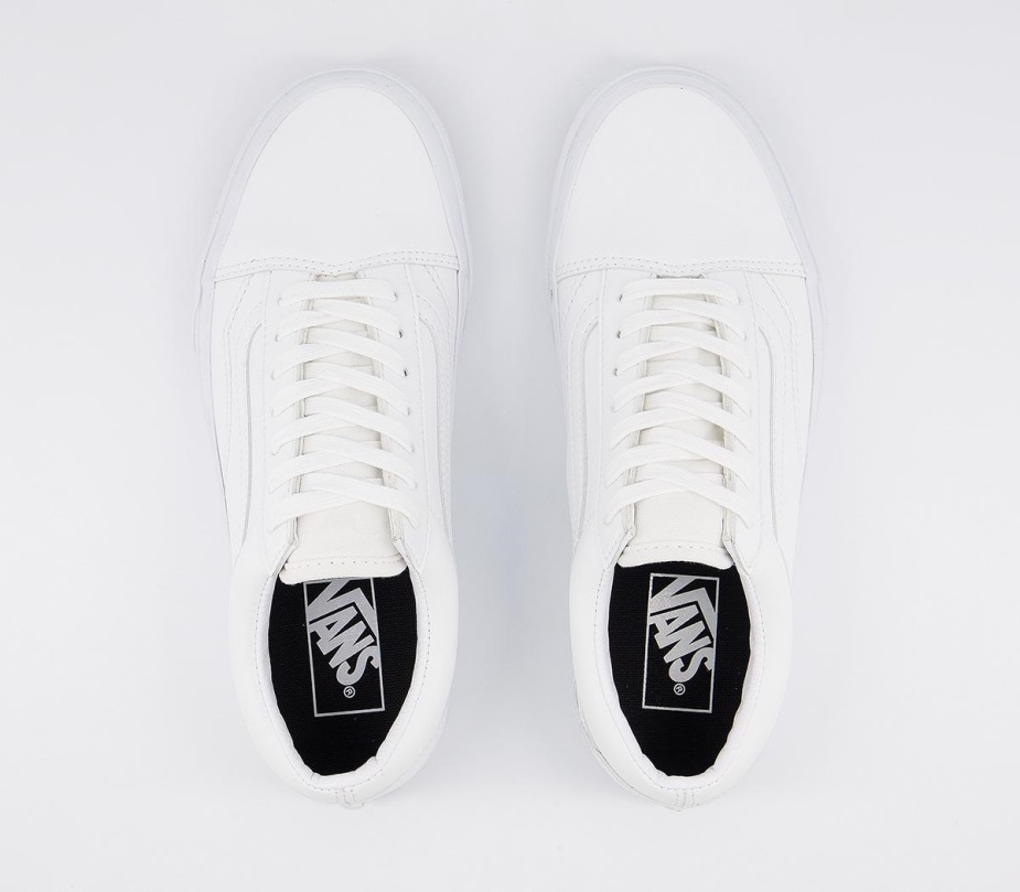 φορτηγά παλιά Skool Trainers λευκό