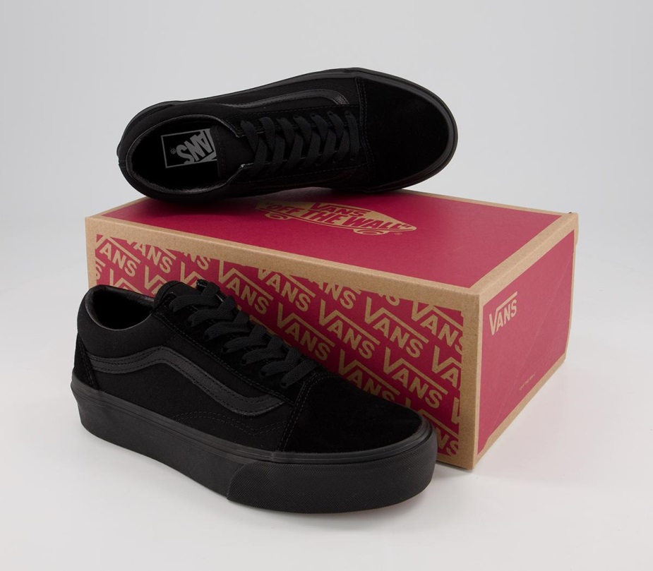 φορτηγά παλιά εκπαιδευτήρια πλατφόρμας Skool μαύρο