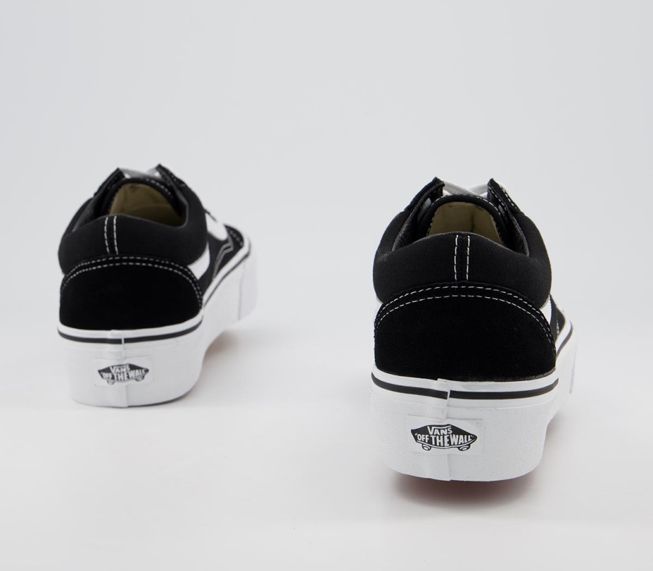 φορτηγά παλιά εκπαιδευτήρια πλατφόρμας Skool μαύρο λευκό