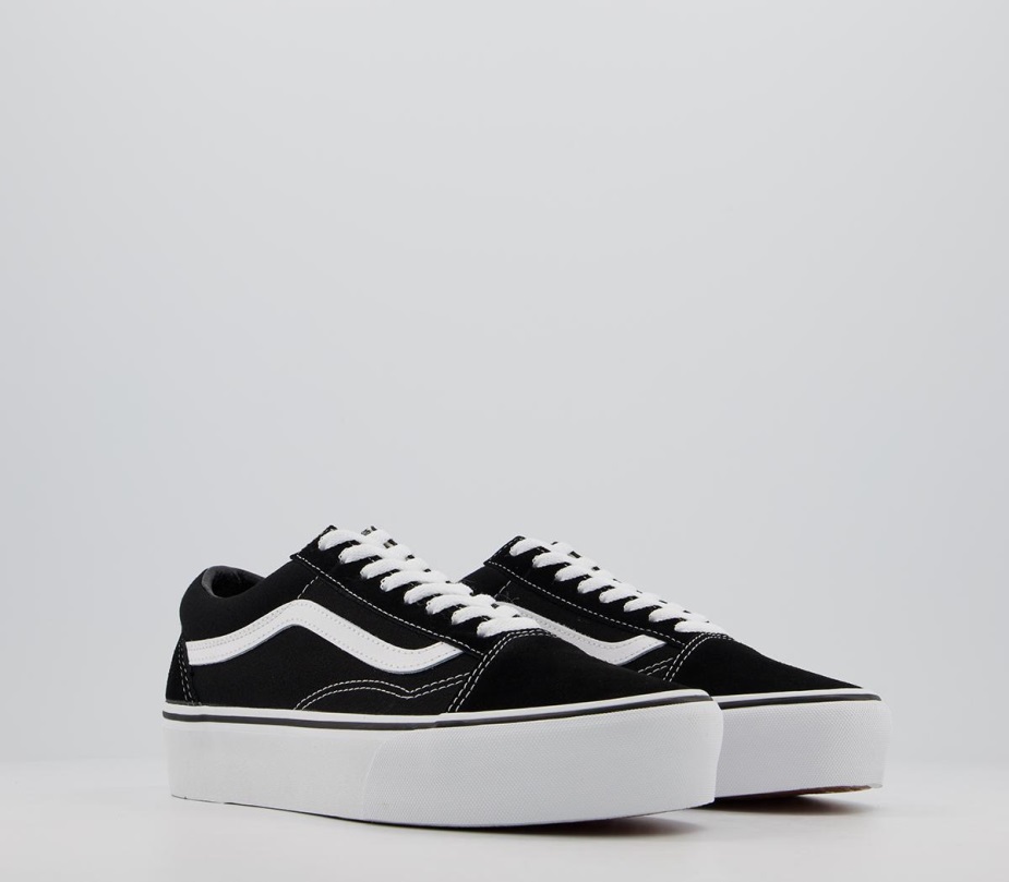 φορτηγά παλιά εκπαιδευτήρια πλατφόρμας Skool μαύρο λευκό