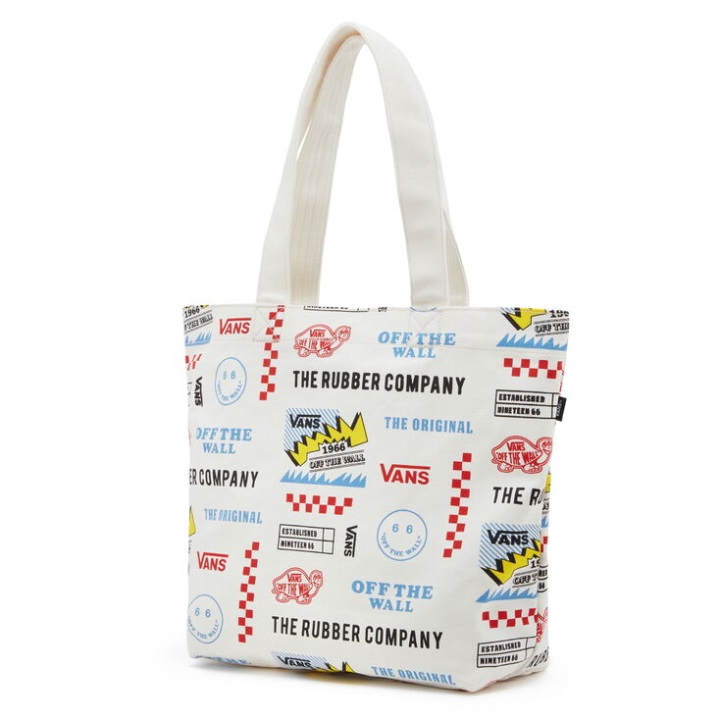 φορτηγά παλιές ετικέτες Tote Logos Marshmallow