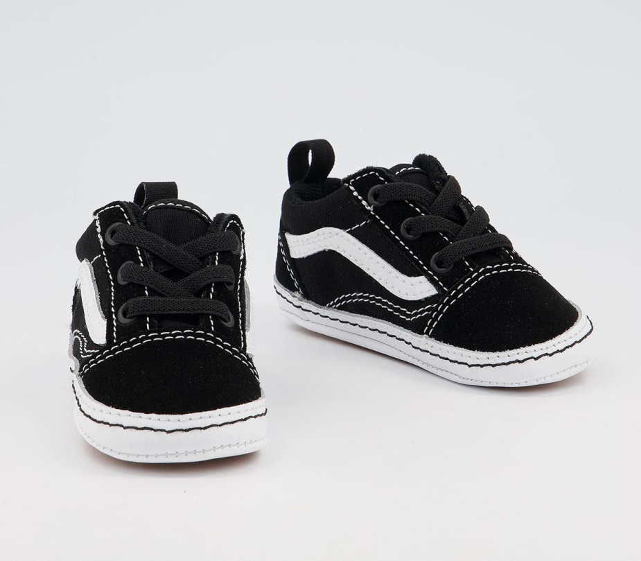 φορτηγά παλιό Skool εκπαιδευτές κούνιας μαύρο αληθινό λευκό