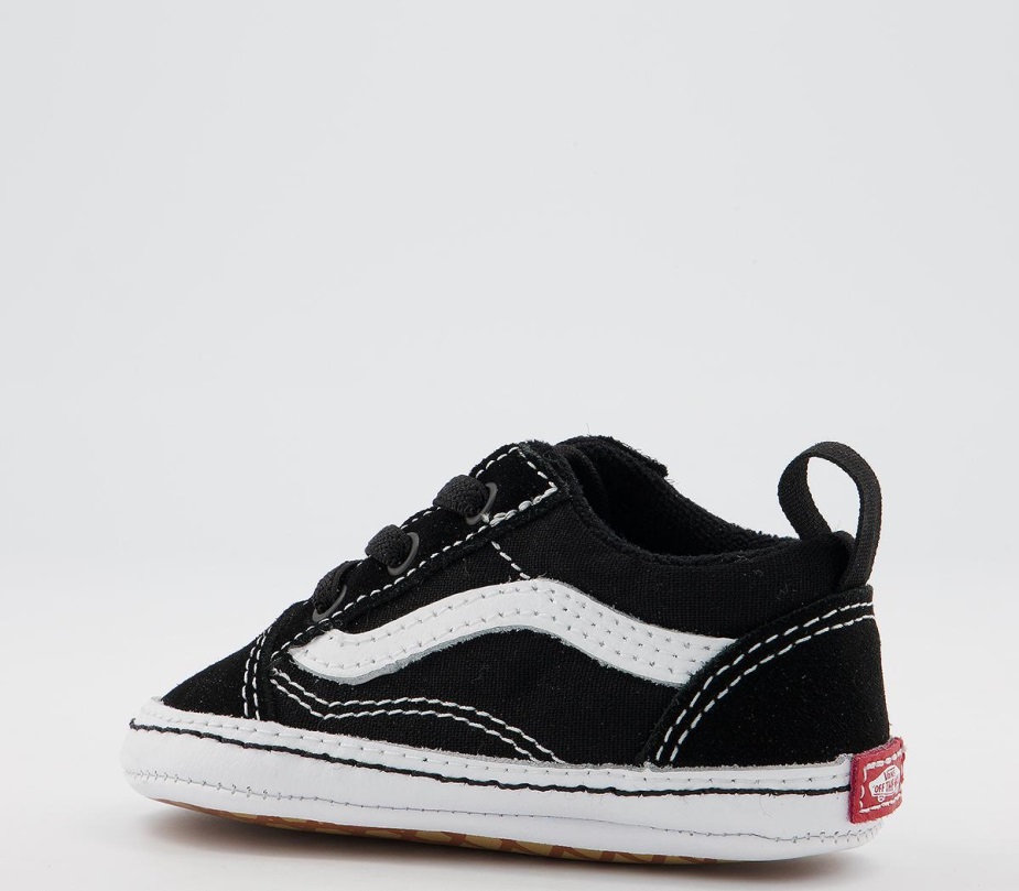 φορτηγά παλιό Skool εκπαιδευτές κούνιας μαύρο αληθινό λευκό