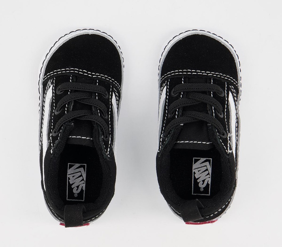 φορτηγά παλιό Skool εκπαιδευτές κούνιας μαύρο αληθινό λευκό