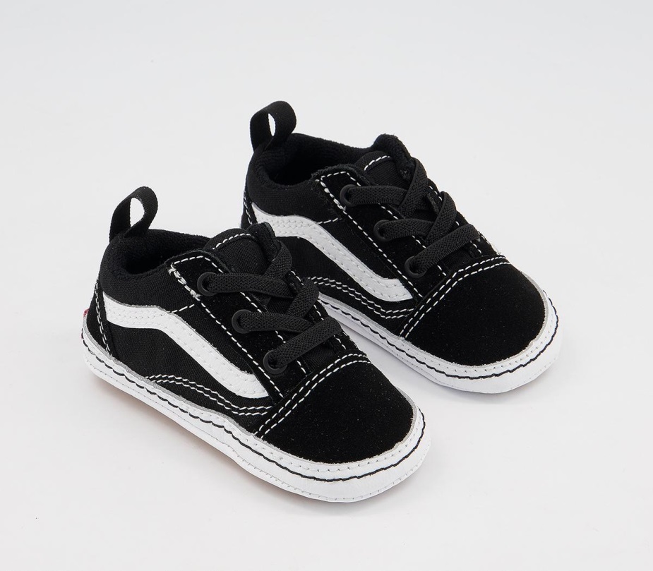 φορτηγά παλιό Skool εκπαιδευτές κούνιας μαύρο αληθινό λευκό