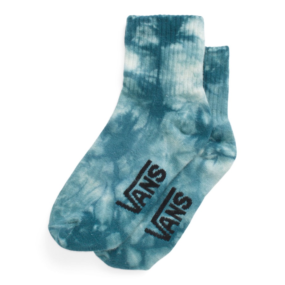 φορτηγά πλυμένα με μισό πλήρωμα κάλτσα 65-10 βαθύ Teal-marshmallow