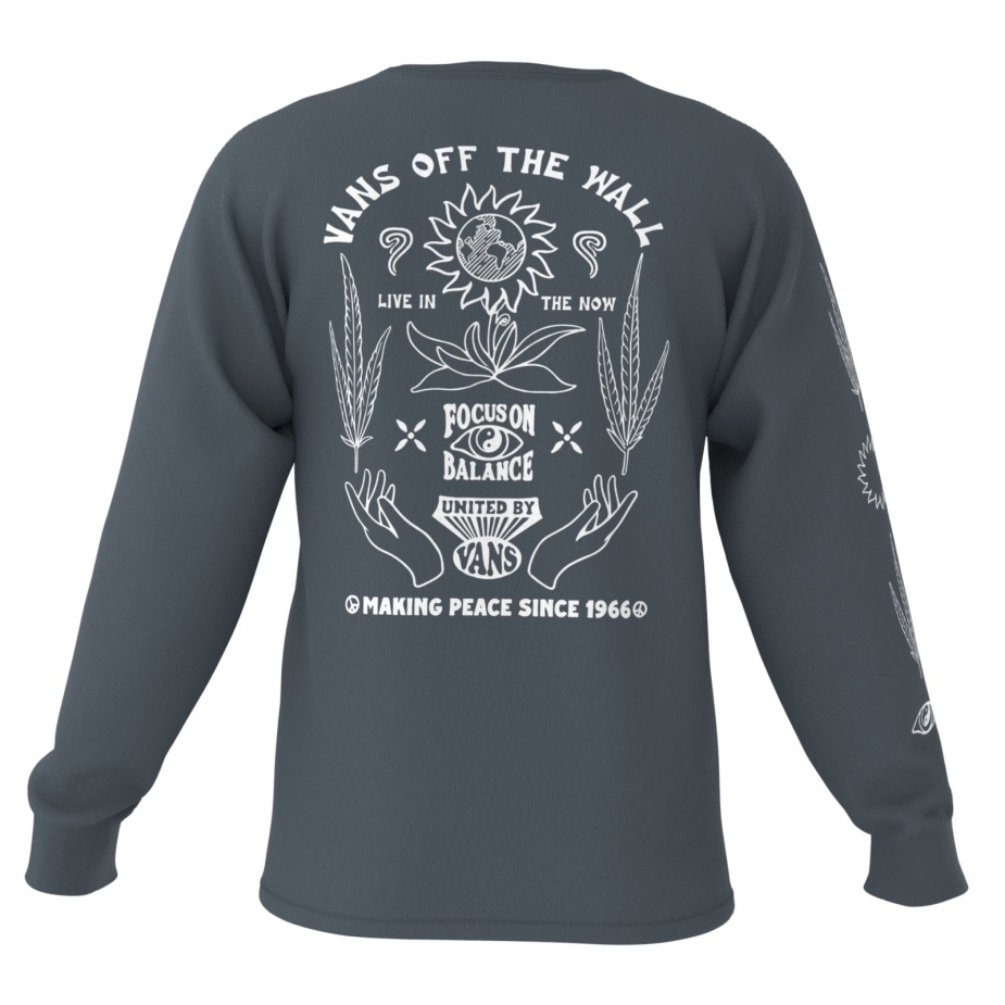 φορτηγά που κάνουν την ειρήνη Vintage μακρυμάνικο μπλουζάκι με θυελλώδη καιρό