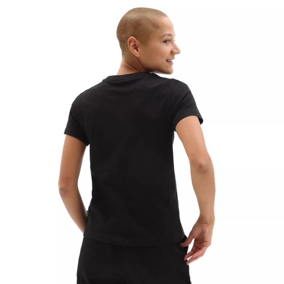 φορτηγά που πετούν V Crew Tee μαύρες γυναίκες