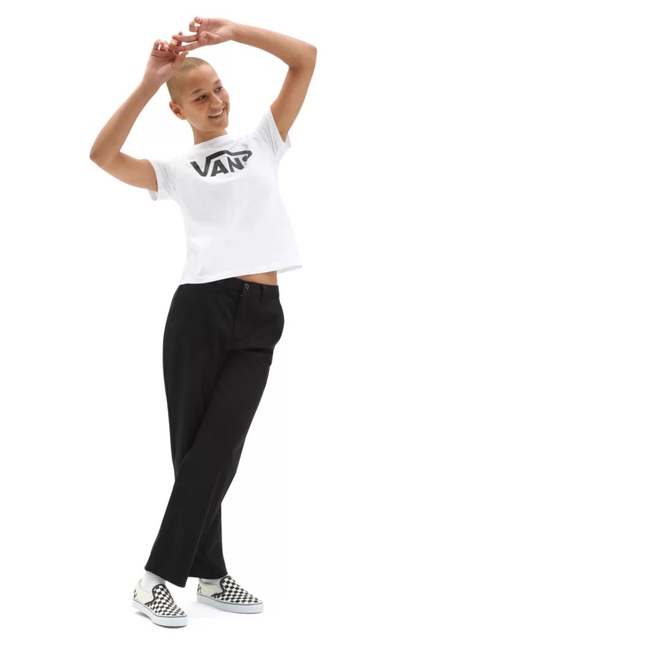 φορτηγά που πετούν V Crew γυναικών λευκό