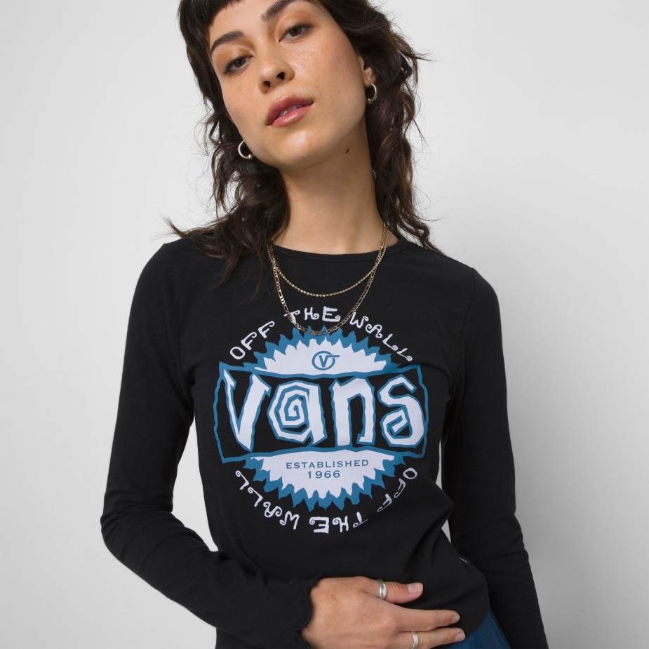 φορτηγά ραδιόφωνο μακρυμάνικο μαρούλι μαύρο μπλουζάκι