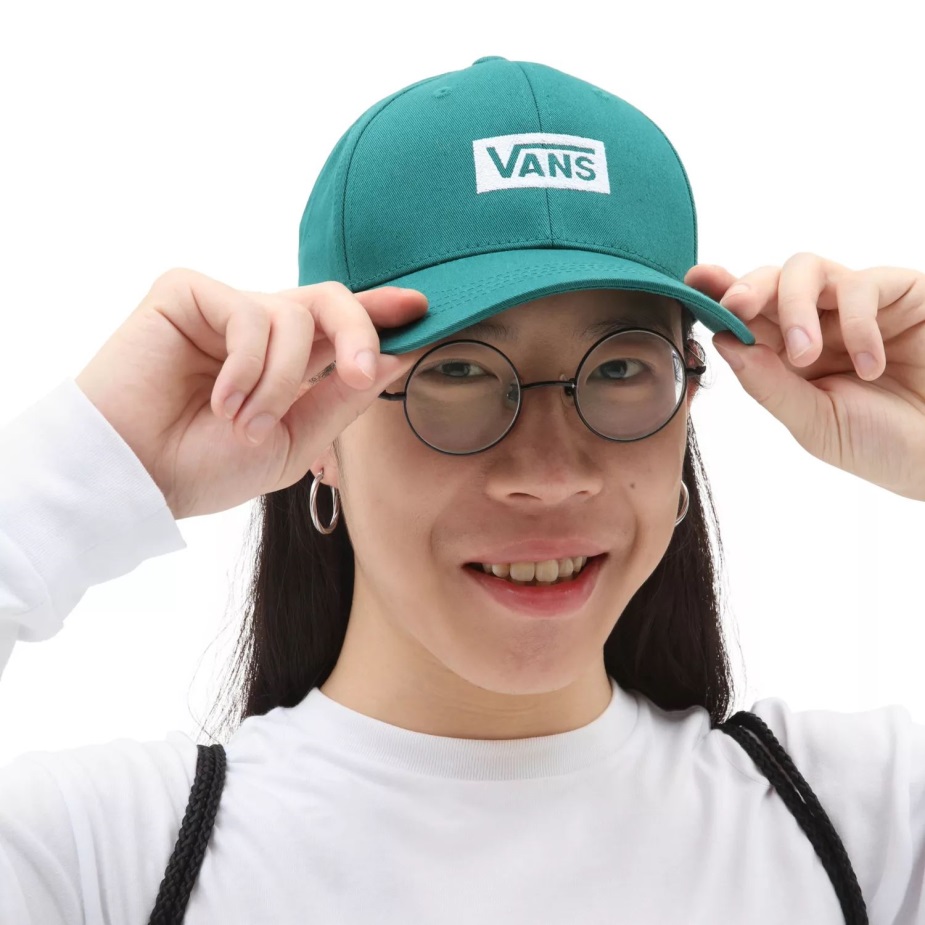 φορτηγά σε κουτί δομημένο καπέλο τζόκεϊ μπλε