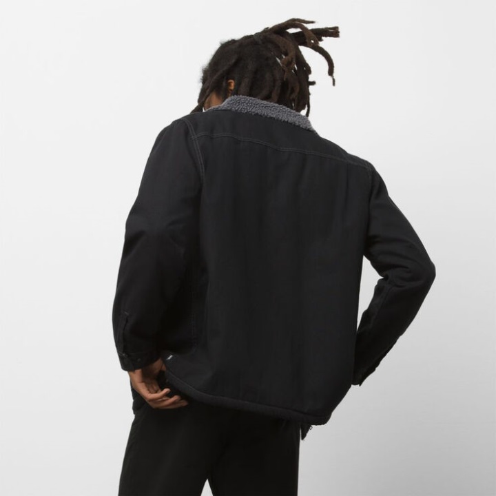 φορτηγά τρυπάνι αγγαρεία παλτό σέρπα μαύρο-άσφαλτο