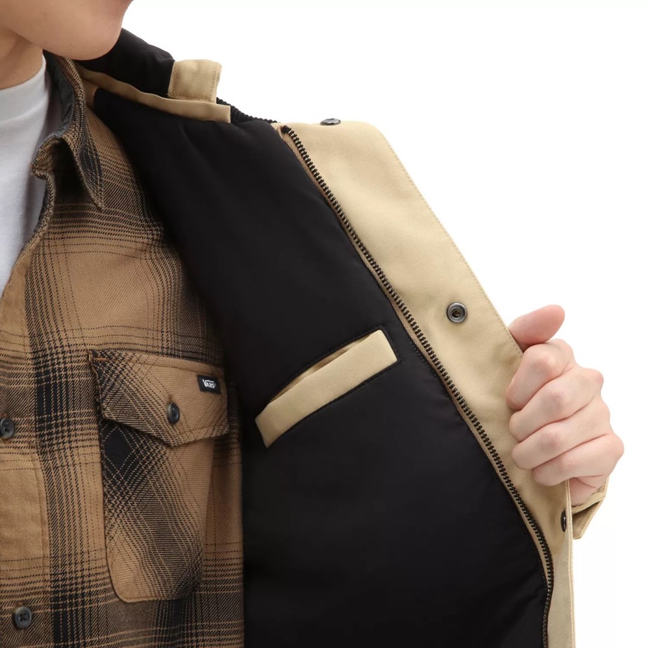 φορτηγά τρυπάνι παλτό μακρύ Mte-1 μπεζ