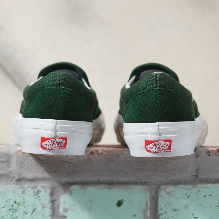 φορτηγά τυλιγμένα Skate Slip-on πράσινο-λευκό