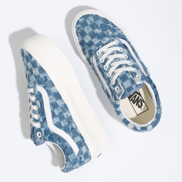 φορτηγά υφαντά παλιό Skool Stackform Demin-multi