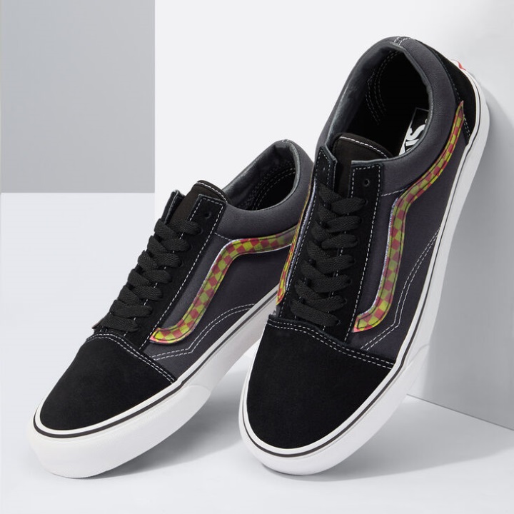 φορτηγά φακοειδές πλαϊνό παλιό Skool μαύρο-άσφαλτο