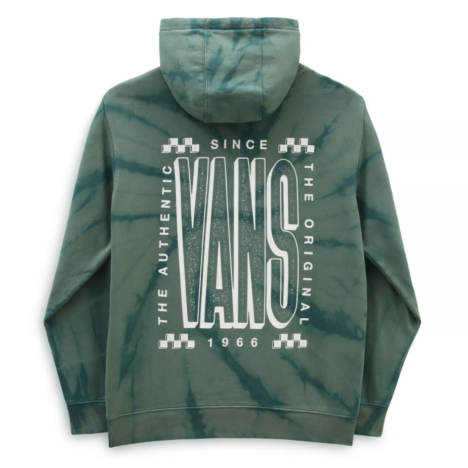 φορτηγά ψηλού τύπου γραβάτα βαφή πουλόβερ με κουκούλα πράσινο