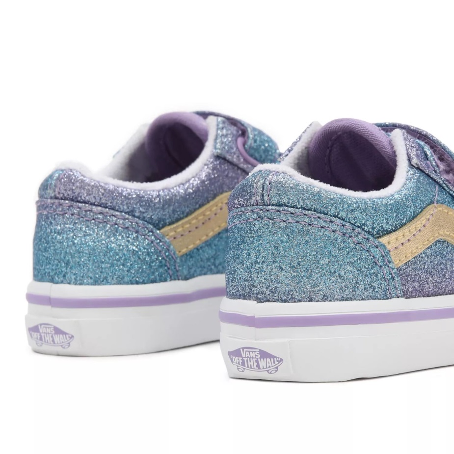 φορτηγάκια νήπιο Ombre Glitter παλιά Skool V παπούτσια (1-4 ετών) λιλά