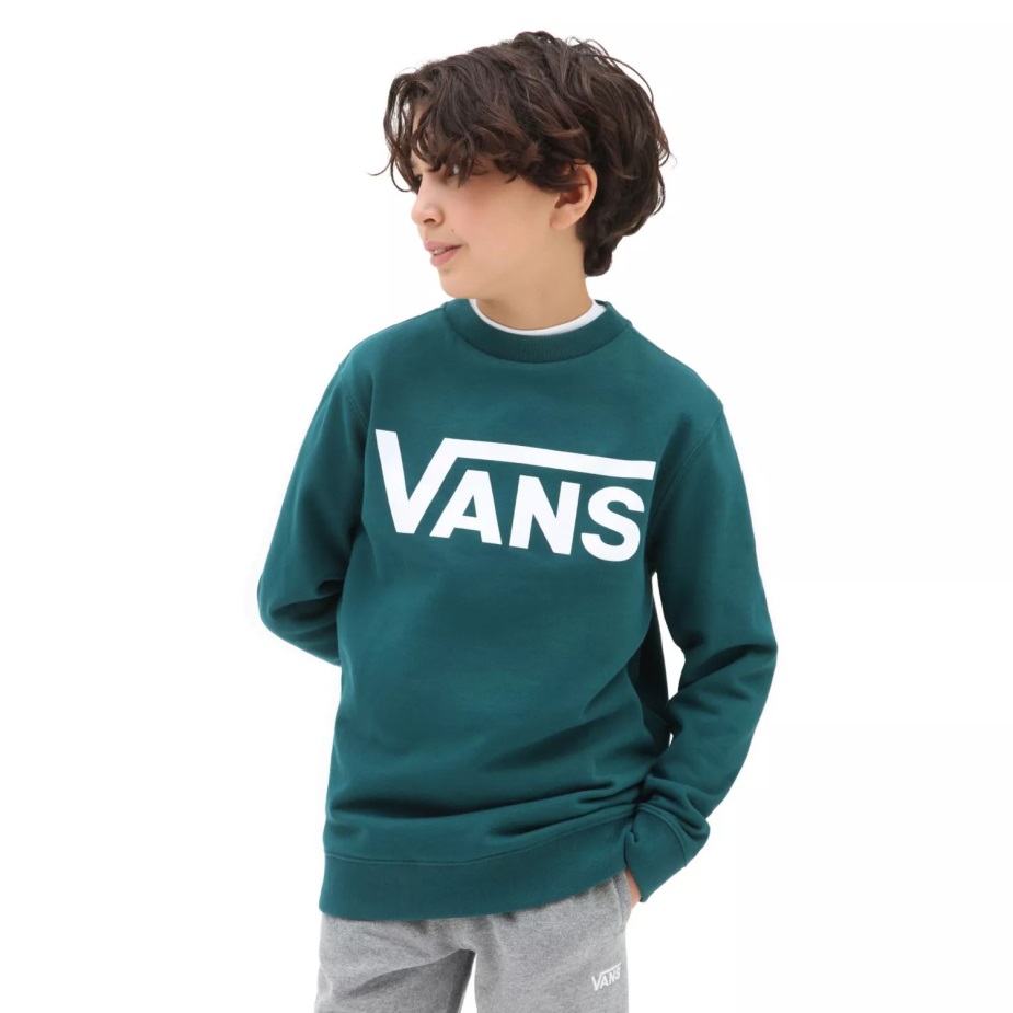 φούτερ για αγόρια Vans Classic Crew (8-14 ετών) μπλε